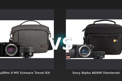 Vergleich: Fujifilm X-M5 Schwarz Travel Kit vs Sony Alpha A6400 Starterset - Fujifilm X-M5 Travel Kit vs Sony Alpha A6400 Starterset: Sucher oder 4K/60p?
