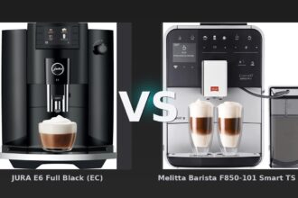Vergleich: JURA E6 Full Black (EC) vs Melitta Barista F850-101 Smart TS Silber - JURA E6 vs. Melitta Barista F850-101: Zwei Vollautomaten im Preisduell 2026