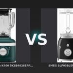 Vergleich: KitchenAid Artisan K400 5KSB4026EPP Pebbled Palm vs SMEG BLF03BLEU Schwarz - KitchenAid Artisan K400 vs. SMEG BLF03 – Retro-Standmixer im Vergleich