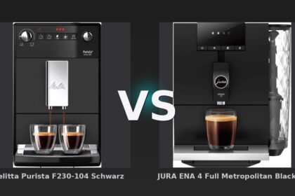Vergleich: Melitta Purista F230-104 Schwarz vs JURA ENA 4 Full Metropolitan Black (EB) - Melitta Purista F230-104 vs JURA ENA 4: Preis-Leistungs-Sieger oder Premium-Komfort?