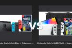 Vergleich: Nintendo Switch Rot/Blau + Pokémon-Legenden: Z-A vs Nintendo Switch OLED Weiß + Super Mario Galaxy 1+2 + BlueBuilt Schutzhülle - Nintendo Switch vs Switch OLED Bundle: Pokémon oder Mario – welches Handheld-Paket überzeugt?