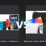 Vergleich: Nintendo Switch Rot/Blau + Pokémon-Legenden: Z-A vs Nintendo Switch OLED Weiß + Super Mario Galaxy 1+2 + BlueBuilt Schutzhülle - Nintendo Switch vs Switch OLED Bundle: Pokémon oder Mario – welches Handheld-Paket überzeugt?