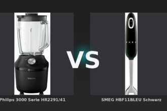 Vergleich: Philips 3000 Serie HR2291/41 vs SMEG HBF11BLEU Schwarz - Philips HR2291/41 vs SMEG HBF11BLEU – Standmixer im Preis-Leistungs-Vergleich