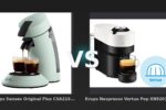 Vergleich: Philips Senseo Original Plus CSA210/20 Grün vs Krups Nespresso Vertuo Pop XN9201 Coconut White - Philips Senseo Original Plus vs. Krups Nespresso Vertuo Pop: Kapselmaschinen im Vergleich