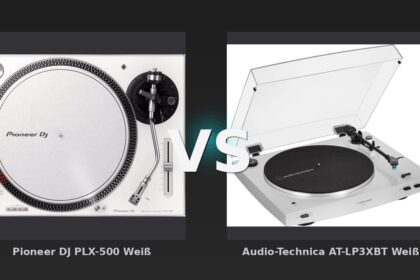 Vergleich: Pioneer DJ PLX-500 Weiß vs Audio-Technica AT-LP3XBT Weiß - Pioneer PLX-500 vs Audio-Technica AT-LP3XBT: Direktantrieb trifft Bluetooth-Komfort