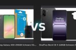 Vergleich: Samsung Galaxy A56 256GB Schwarz 5G + Basis-Zubehörset vs OnePlus Nord CE 5 128GB Schwarz 5G + BlueBuilt Backcover Schwarz - Samsung Galaxy A56 vs. OnePlus Nord CE 5: Mittelklasse-Duell mit klarem Preis-Leistungs-Sieger