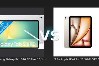 Vergleich: Samsung Galaxy Tab S10 FE Plus 13,1 Zoll 256GB Wi-Fi Silber vs "RP// Apple iPad Air 11 Wi-Fi 512 GB Polarstern - 2025" - Samsung Galaxy Tab S10 FE Plus vs. Apple iPad Air 11 (2025): Großes Display gegen besseres Ökosystem