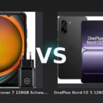 Vergleich: Samsung Galaxy Xcover 7 128GB Schwarz 5G Enterprise Edition + Samsung Ladegerät 25 W Schwarz vs OnePlus Nord CE 5 128GB Schwarz 5G + BlueBuilt Backcover Schwarz - Samsung Galaxy Xcover 7 vs OnePlus Nord CE 5: Rau vs. Rasant