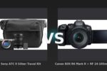 Vergleich: Sony A7C II Silber Travel Kit vs Canon EOS R6 Mark II + RF 24-105mm f/4L IS USM - Sony A7C II Travel Kit vs Canon EOS R6 Mark II + RF 24-105mm f/4L: Der Kit-Kampf der Vollformat-Mirr