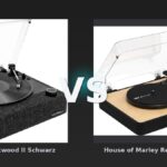 Vergleich: Victrola Eastwood II Schwarz vs House of Marley Revolution BT - Victrola Eastwood II vs. House of Marley Revolution BT: Der günstige Automat gegen den stylischen Pu