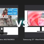 Vergleich: ASUS ROG Strix XG27ACMEG vs Samsung 27" ViewFinity S7 S70D 4K UHD 60Hz High Resolution Monitor, 27 Schwarz - ASUS ROG Strix XG27ACMEG vs. Samsung ViewFinity S7 S70D: Gaming-Flow vs. 4K-Präzision