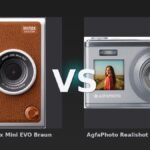 Vergleich: Fujifilm Instax Mini EVO Braun vs AgfaPhoto Realishot DC9200 Silber - Fujifilm Instax Mini EVO vs. AgfaPhoto Realishot DC9200: Sofortbild-Duell der Generationen