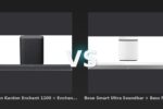 Vergleich: Harman Kardon Enchant 1100 + Enchant Sub vs Bose Smart Ultra Soundbar + Bass Module 700 Weiß - Harman Kardon Enchant 1100 vs. Bose Smart Ultra: Der Kampf der Premium-Soundbars