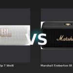 Vergleich: JBL Flip 7 Weiß vs Marshall Emberton III BT Black & Brass - JBL Flip 7 vs. Marshall Emberton III: Der Kampf der kompakten Bluetooth-Lautsprecher