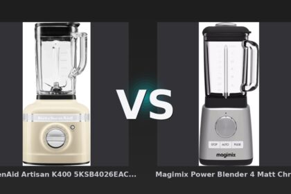 Vergleich: KitchenAid Artisan K400 5KSB4026EAC Crème vs Magimix Power Blender 4 Matt Chrom - KitchenAid Artisan K400 vs. Magimix Power Blender 4: Der Standmixer-Vergleich 2026