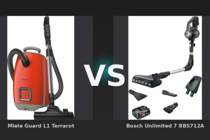 Vergleich: Miele Guard L1 Terrarot vs Bosch Unlimited 7 BBS712A - Miele Guard L1 vs. Bosch Unlimited 7: Der Kampf der Premium-Akku-Staubsauger