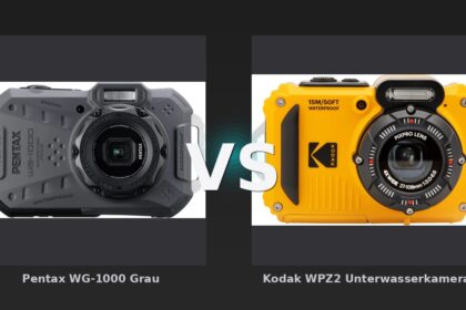 Vergleich: Pentax WG-1000 Grau vs Kodak WPZ2 Unterwasserkamera - Pentax WG-1000 vs. Kodak WPZ2: Der Kampf der Outdoor-Kompakten