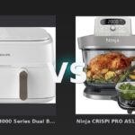 Vergleich: Philips Airfryer 3000 Series Dual Basket NA353/10 Weiß vs Ninja CRISPi PRO AS101EULG Creme - Philips Airfryer 3000 Dual vs. Ninja CRISPi PRO: Der Duell-Check für Doppel-Korb-Fritteusen