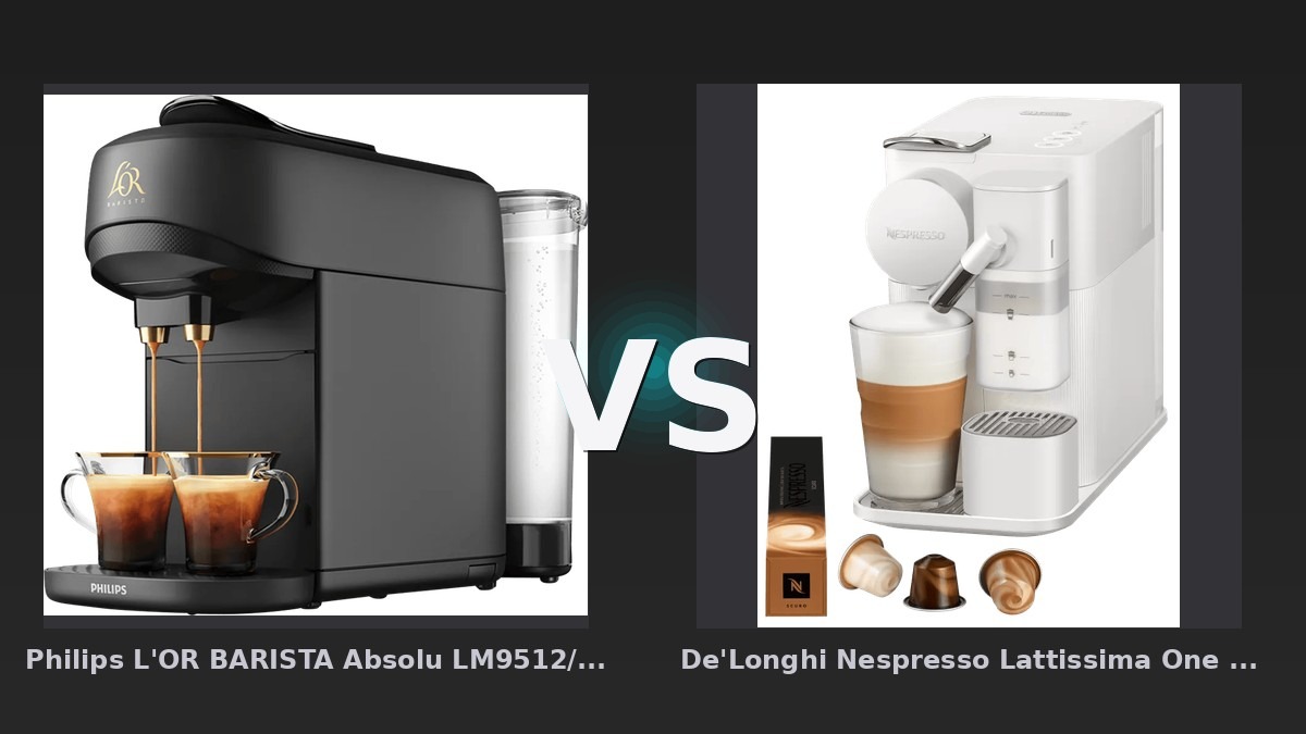 Vergleich: Philips L'OR BARISTA Absolu LM9512/60 vs De'Longhi Nespresso Lattissima One EN510.W Weiß - Philips L'OR Barista Absolu vs. De'Longhi Lattissima One: Der Kapsel-Vergleich 2026