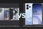 Vergleich: Samsung Galaxy S25 Ultra 256GB Silber 5G + BlueBuilt Book Case Schwarz vs OPPO Reno15 Pro 512GB Hellblau 5G - Samsung Galaxy S25 Ultra vs. OPPO Reno15 Pro: Der Kampf um die Smartphone-Krone im Jahr 2026