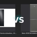 Vergleich: Samsung Kühl-Gefrierkombination, 203 cm, SpaceMax™ mit AI Energy Mode und No Frost+, EEK: C, 390 L B vs Beko B5RCNE366HG HarvestFresh - Samsung SpaceMax vs. Beko HarvestFresh: Zwei Kühlriesen im Effizienz-Duell