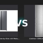 Vergleich: Samsung RS70F Side-by-Side mit Metal Cooling und Festwasseranschluss, EEK: B, 634 L Edelstahl vs Liebherr CBNsda 575i-22 - Samsung RS70F vs. Liebherr CBNsda 575i-22: Side-by-Side-Duell mit Systemfrage